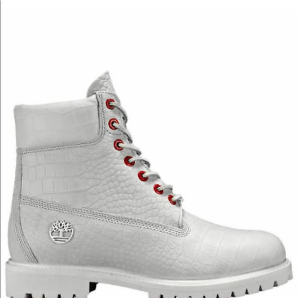 TIMBERLAND SERPENT WHITE LIMITED 6 INCH BOOTS - Picture 2 of 4
